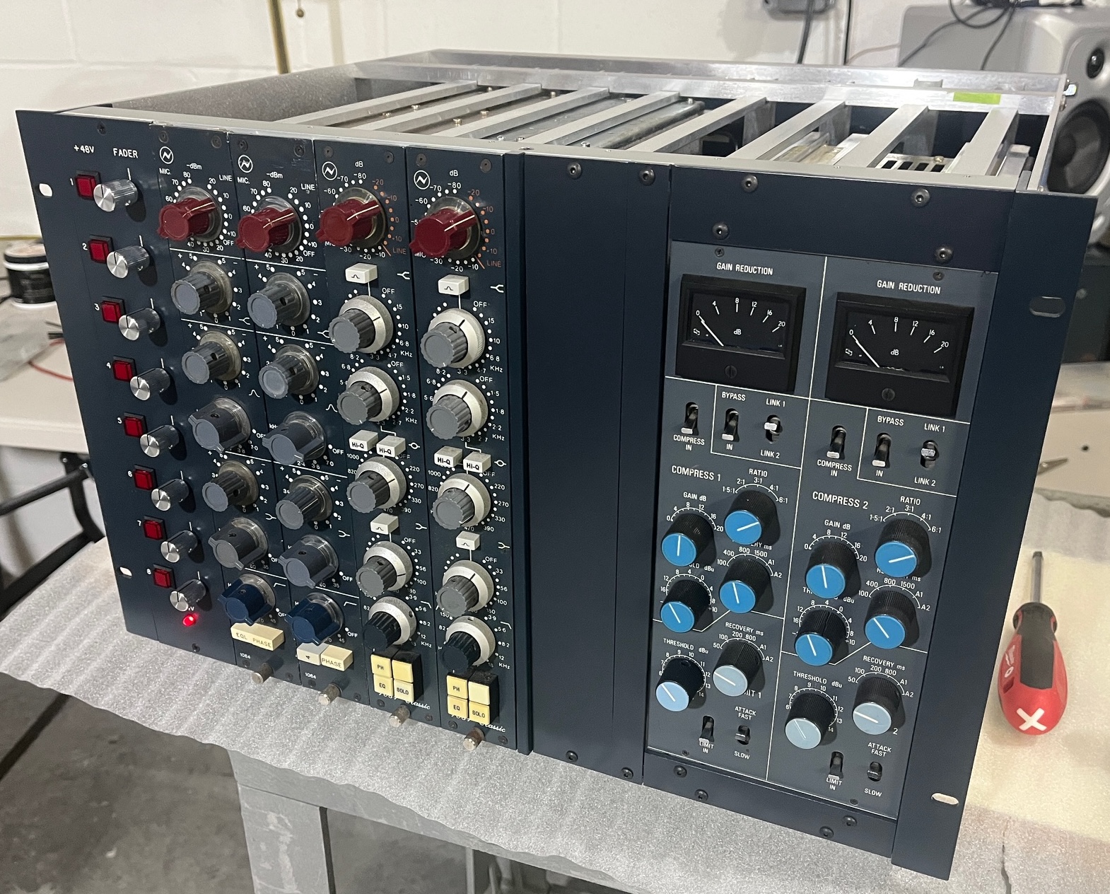 Custom Neve Vintage Module Rig