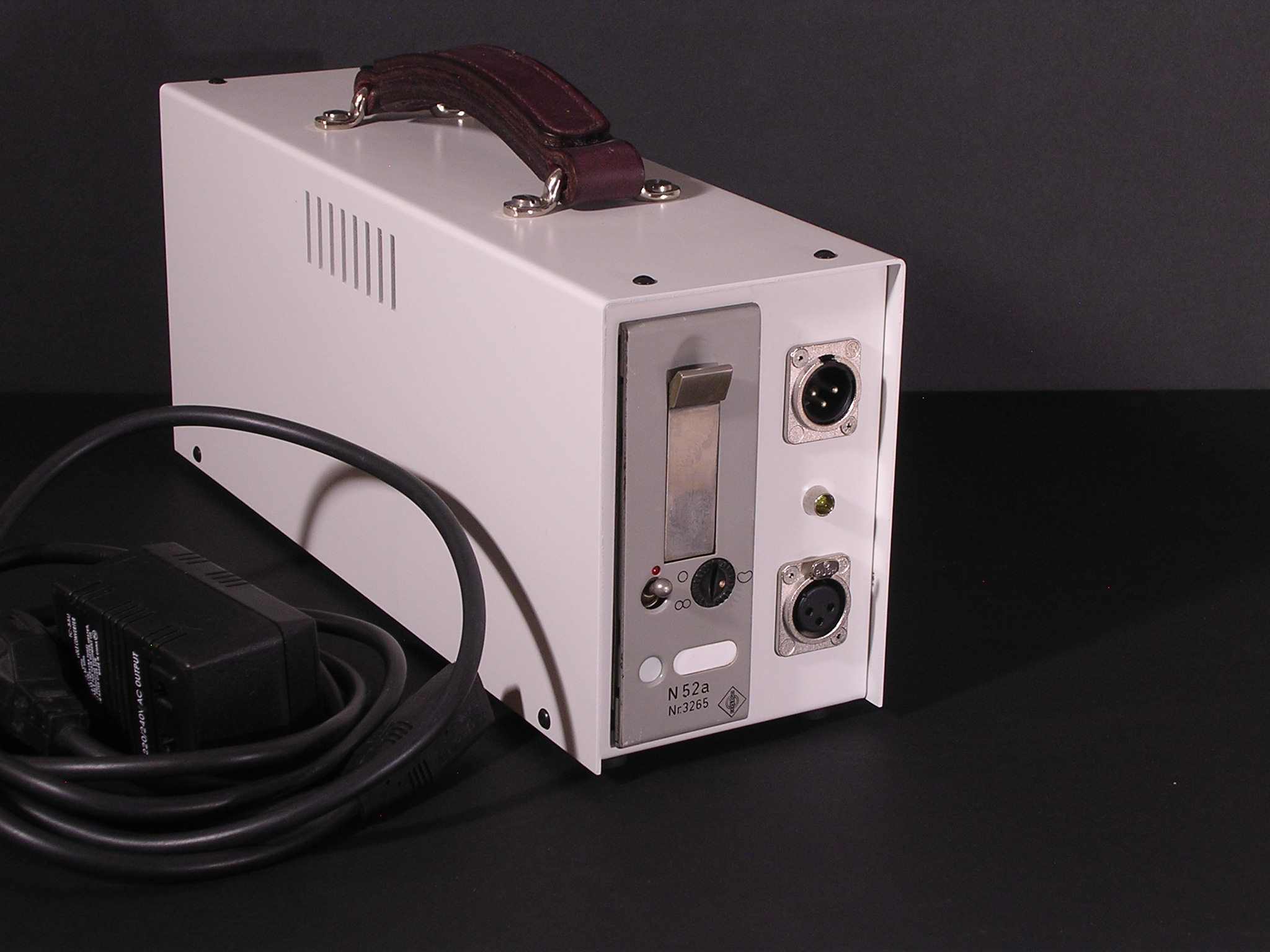 N52a PSU for Vintage Neumann Mics, in Valley Sound Custom Lunchbox