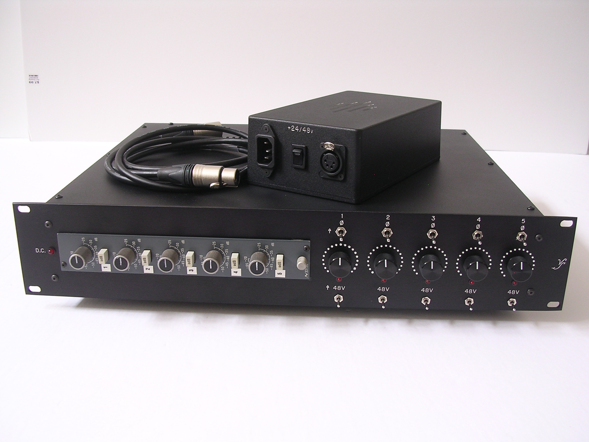 Neve 33130, 5 channel mic pre
