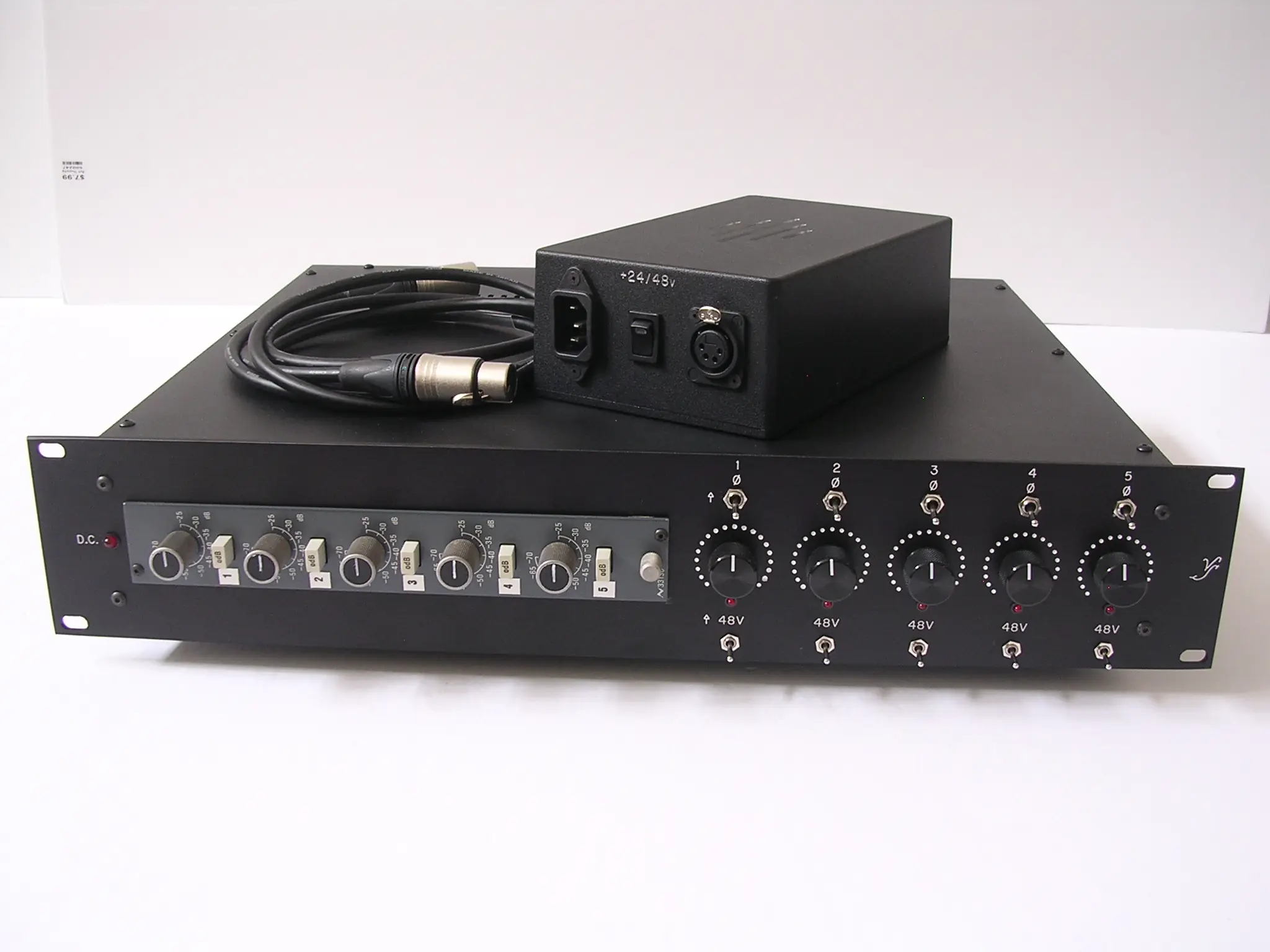 Neve 33130, 5 channel mic pre